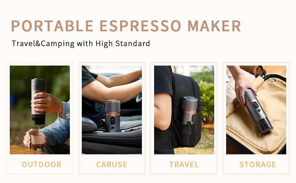 Conqueco Portable Espresso Maker For Outdoor Travel – CONQUECO