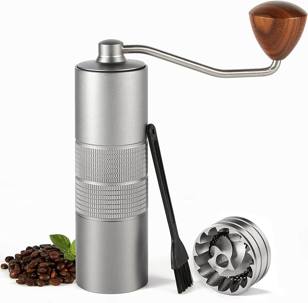 Portable Manual Coffee Grinder Machine-Small Grinders(Black)