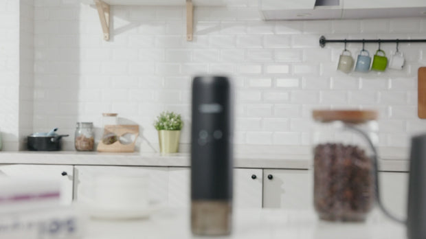  Portable Electric Burr Coffee Grinder: CONQUECO Small