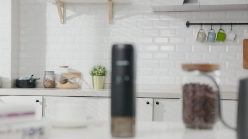 Portable Electric Burr Coffee Grinder CONQUECO