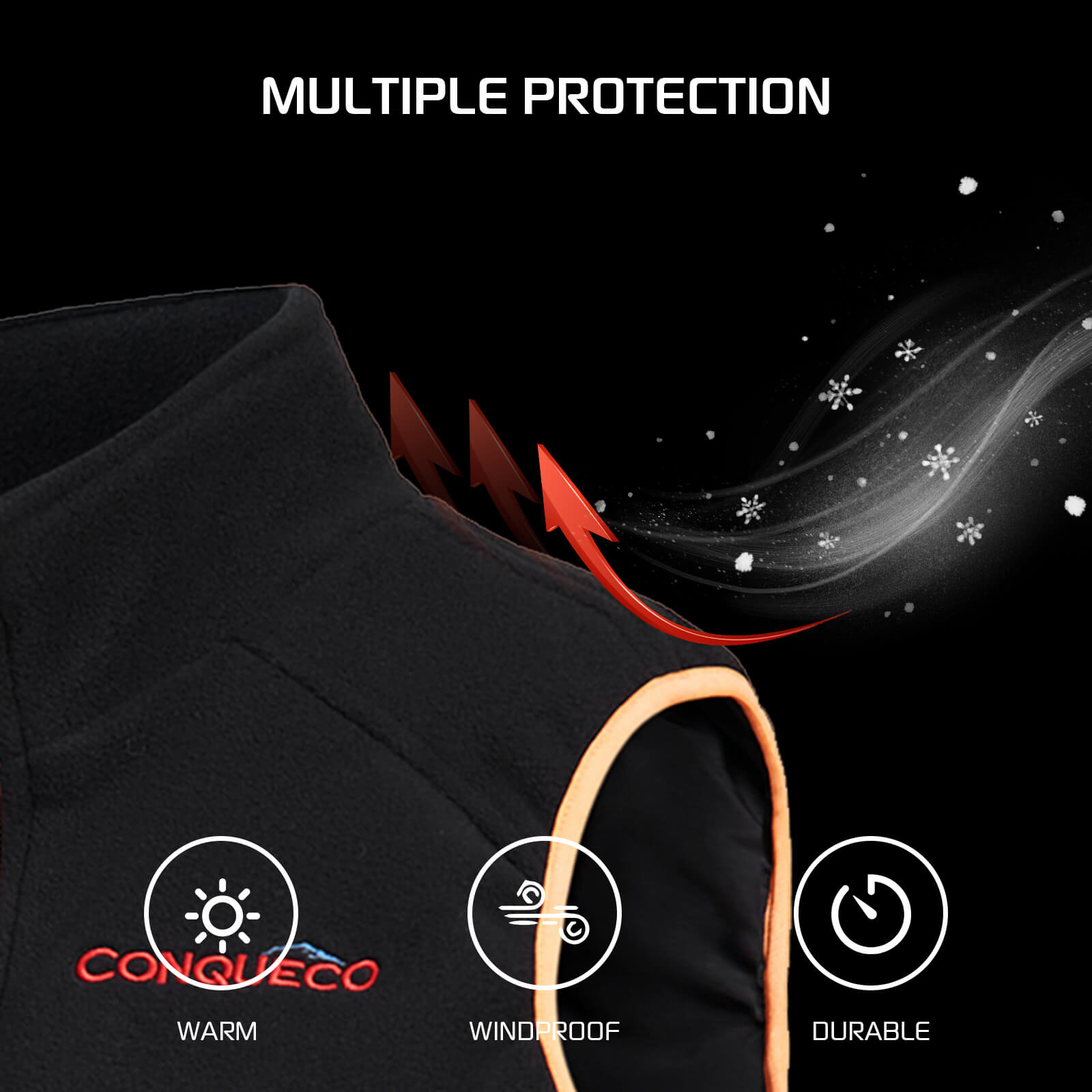 conqueco women heated vest 