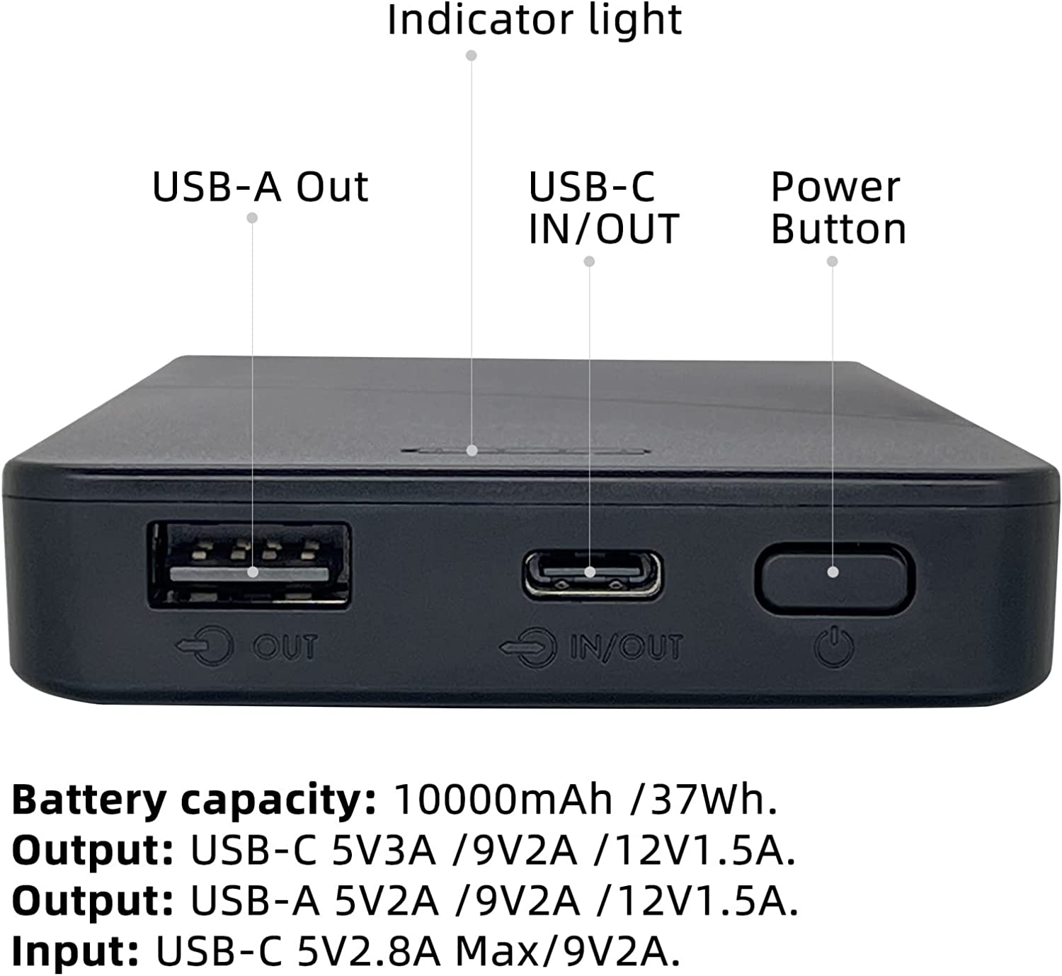 Enjoy up to 12 hours of long-lasting warmth thanks to the increased capacity of the 10000 mAh battery, while the USB port allows you to charge your phone or other devices