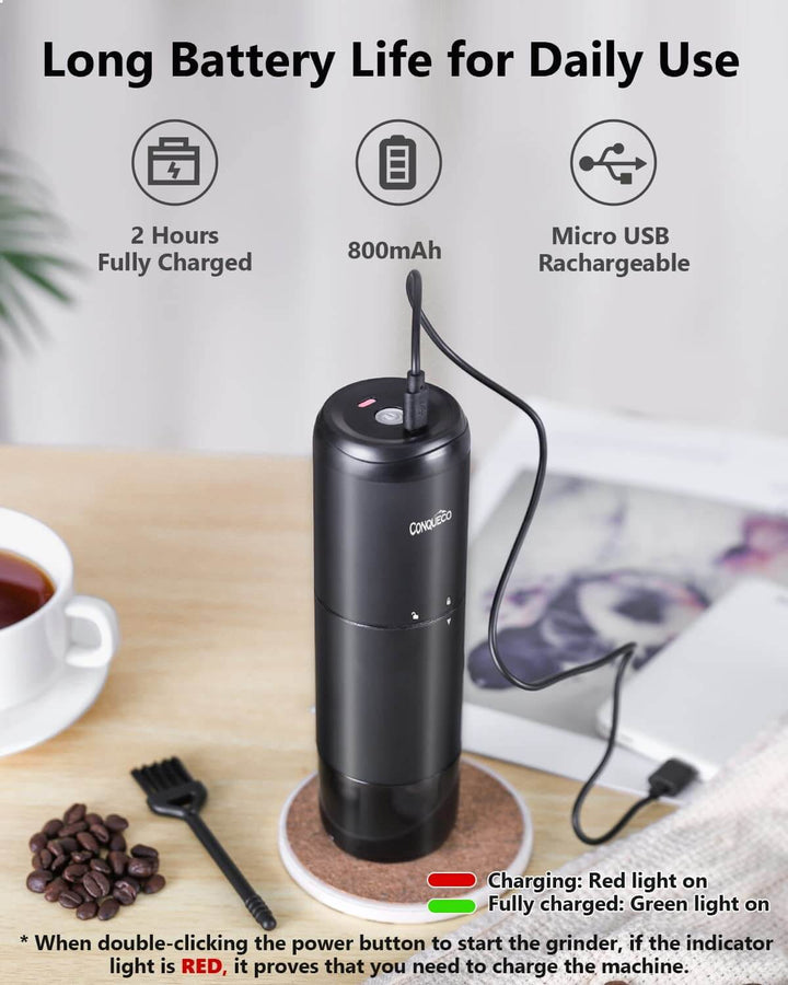Portable Electric Burr Coffee Grinder machine-Small Coffee Bean