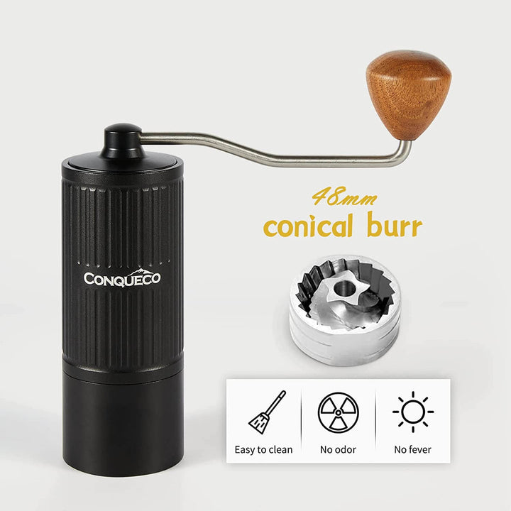Manual Coffee Grinder Burr- Stainless Steel Small Grinders Machine(30g)